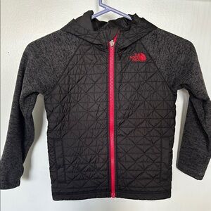 The North Face Kids Black and Red Jacket
